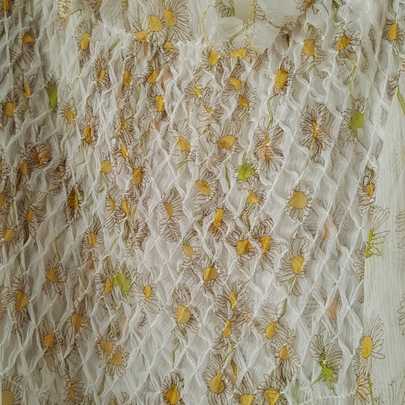 Diane Von Furstenberg boho silk daisy dress size 4 - Picture 6 of 7